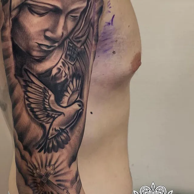 Estética Mg Tattoo tatuajes religioso